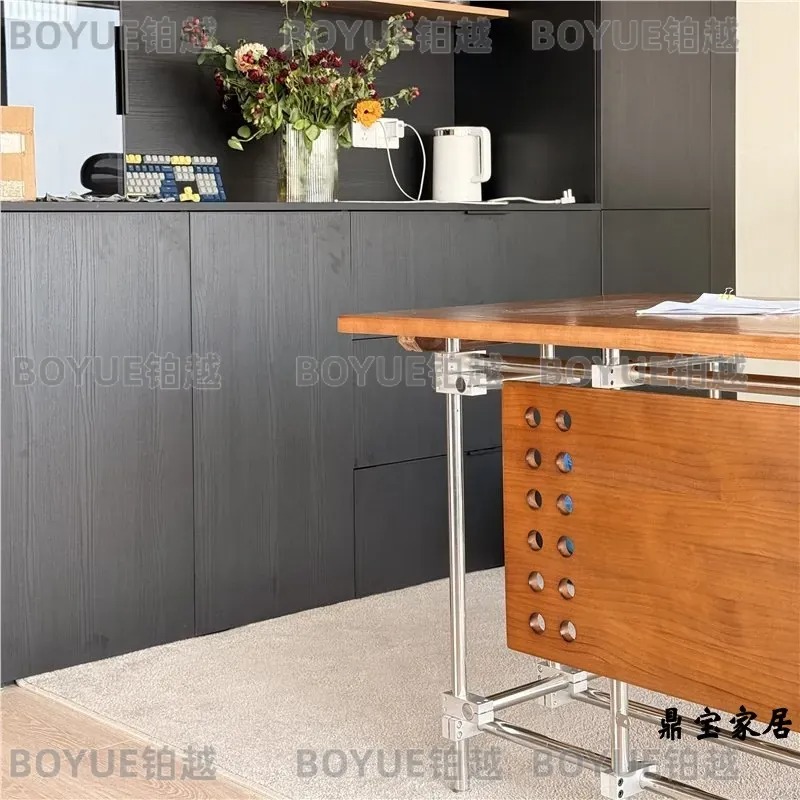 Bauhaus Solid Wood Desk Retro  - Desk Setup L Shaped 评论和价格