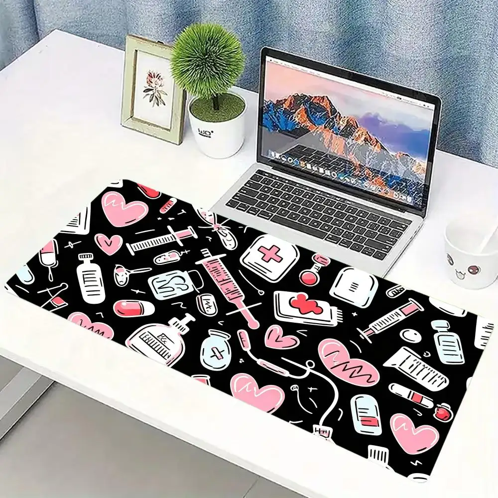 Kawaii Pink Medical Pattern Ga - Desk Setup Pc And Laptop 评论和价格