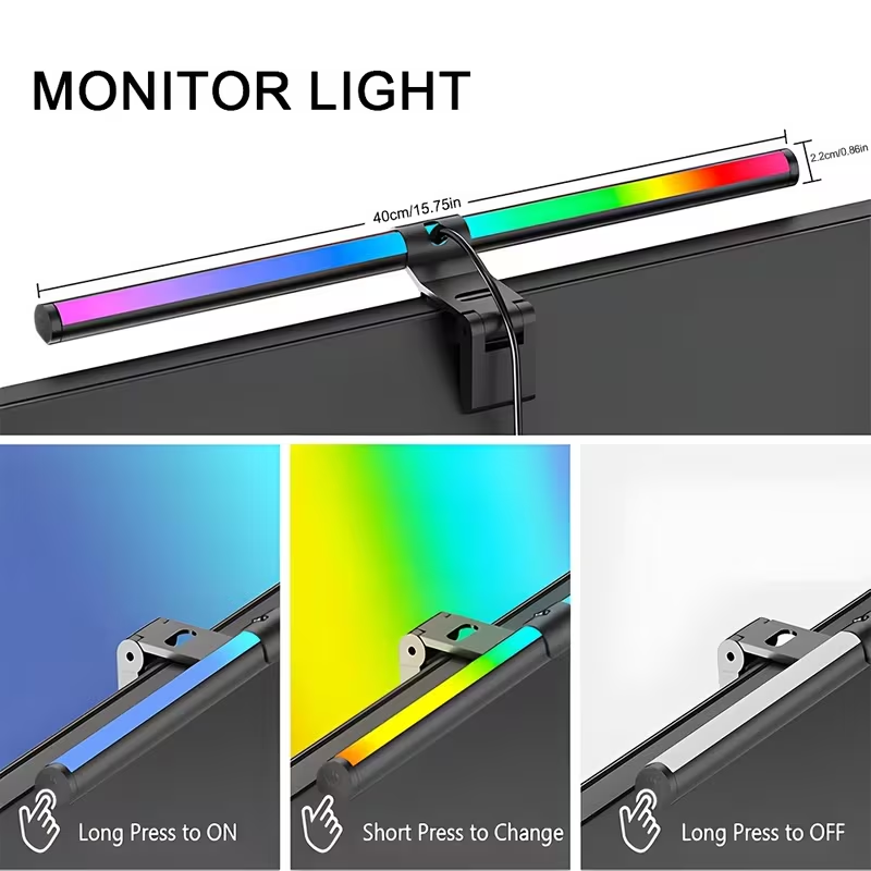 Computer Monitor Screen Light  - Desk Setup Lamp 评论和价格