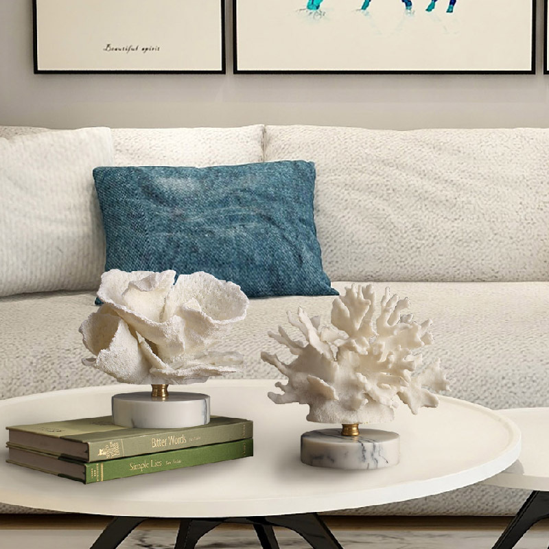 Nordic Style Simulated Coral R - Desk Setup Minimalist 评论和价格